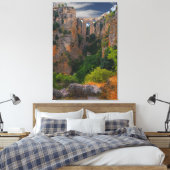 TOWERK VAN BOVEN — RONDA, SPANJE CANVAS AFDRUK (Insitu (Slaapkamer))