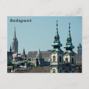 Towers over Boedapest Briefkaart