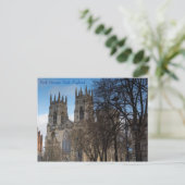Towers van York Minster, York, Engeland, Briefkaar Briefkaart (Staand voorkant)