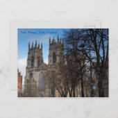 Towers van York Minster, York, Engeland, Briefkaar Briefkaart (Voorkant / Achterkant)