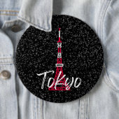 Towerschets van Tokio Minato, Tokio, Japan Ronde Button 6,0 Cm (In situ)