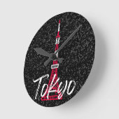 Towerschets van Tokio Minato, Tokio, Japan Ronde Klok (Hoek)