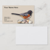 TOWHEE #1 VISITEKAARTJE (Voorkant / Achterkant)