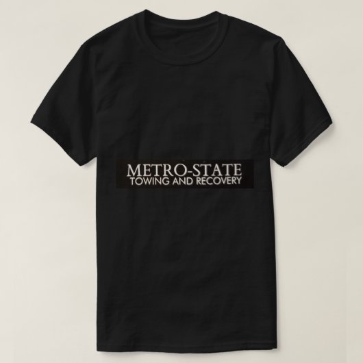 Towing en nuttige toepassing van metrostaattogen t-shirt (Design voorkant)