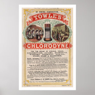  Towles Cholera Cure Advertisement Poster
