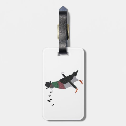 Town Bagagelabel (Achterkant verticaal)