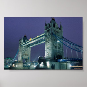 Town Bridge, Londen, Engeland Poster