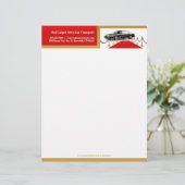 Town Car Letterhead Gepersonaliseerd Briefhoofd (Staand voorkant)