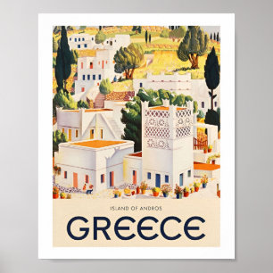Town Griekenland Travel Posters