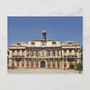 Town Hall in Troyes France Briefkaart
