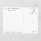 Town Kitchen Briefkaart (Achterkant)