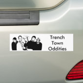 Town Oddities 4 bumpersticker (Op auto)