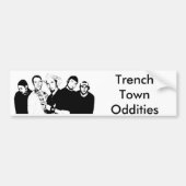 Town Oddities 4 bumpersticker (Voorkant)