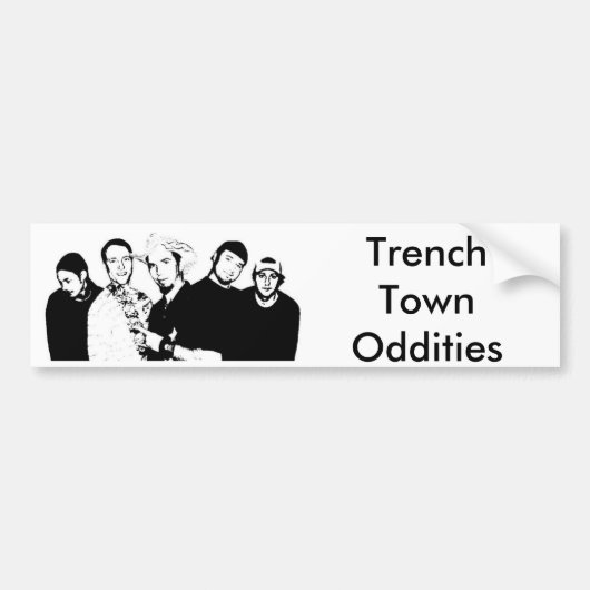 Town Oddities 4 bumpersticker (Voorkant)