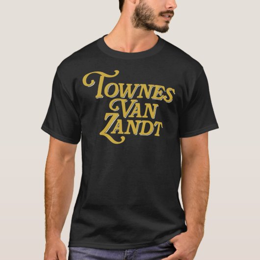 Townes Van Zandt Essential T-shirt (Voorkant)