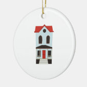 Townhouse Keramisch Ornament (Links)
