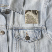 Towns Vierkante Button 5,1 Cm (In situ)