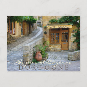 Townscape en Dordogne, France carte postale