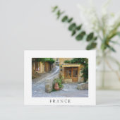 Townscape en Dordogne, France carte postale blanch (Debout devant)