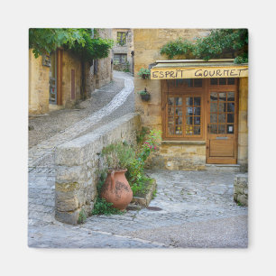 Townscape in Dordogne, France magnet Magneet