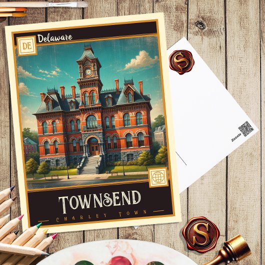 Townsend, Delaware | Carte postale ancienne