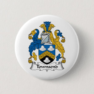 Townsend Family Crest Ronde Button 5,7 Cm