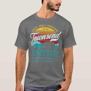 Townsend Tennessee Retro Great Smoky Mountains Bea T-shirt