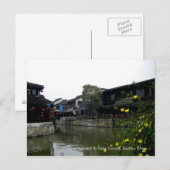 Township on Water in Spring/Suzhou China Briefkaart (Voorkant / Achterkant)