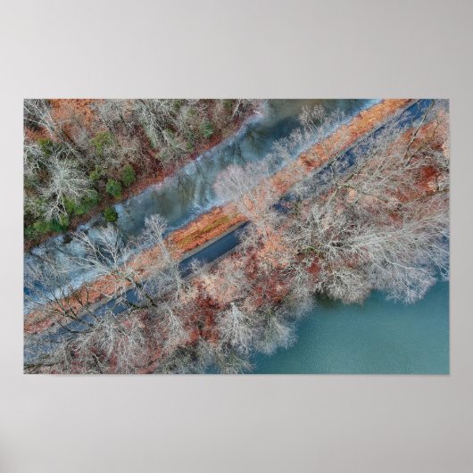 Towpath Park Schuylkill River PA Poster (Voorkant)