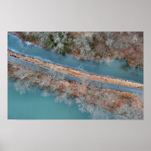 Towpath Park Schuylkill River PA Poster (Voorkant)