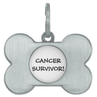 TOWT - CANCER SURVIVOR Dog Label Huisdieren Naamplaatje