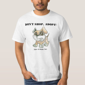 TOWT - Mascot Chien NE SHOP PAS, ADOPTEZ ! T-shirt