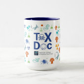 Tox Doc Mok, Blue Tone, 15 oz. Mok (Midden)