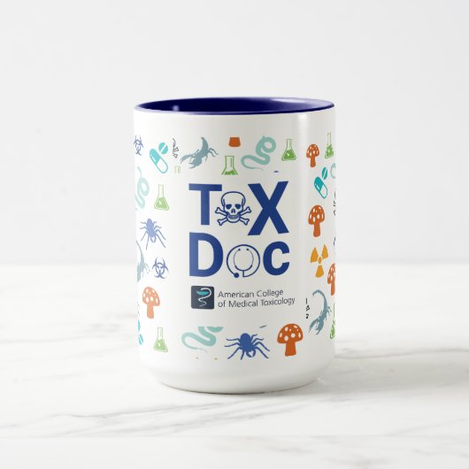 Tox Doc Mok, Blue Tone, 15 oz. Mok (Midden)