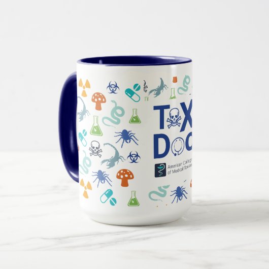 Tox Doc Mok, Blue Tone, 15 oz. Mok (Voorkant links)