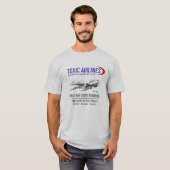 Toxic Airlines Geo-Engineering Chemtrails T-shirt (Voorkant volledig)