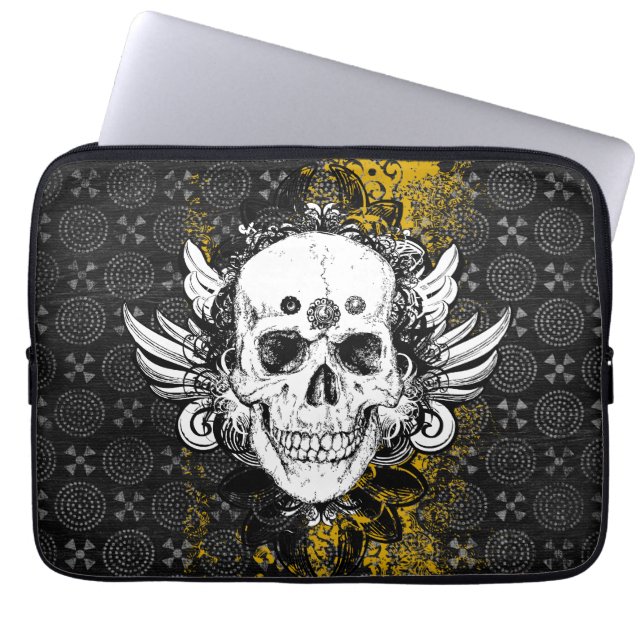 Toxic Botten Laptop Sleeve (Voorkant)