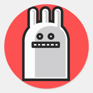 Toxic Bunny Ronde Sticker
