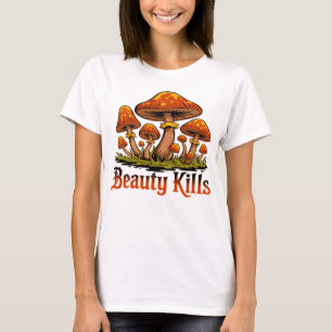 "Toxic Elegance – Deathcap Mushroom Couture" T-shirt