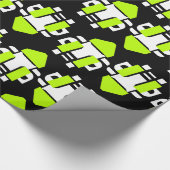 Toxic Neon Wrapping Paper Cadeaupapier (Hoek)