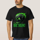 "Toxic Silence" T-shirt med logo + text (Devant)