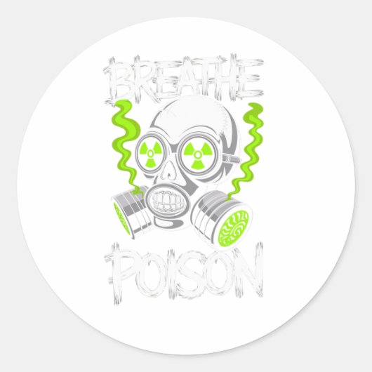 Toxic Skull Drifter Sticker (Devant)