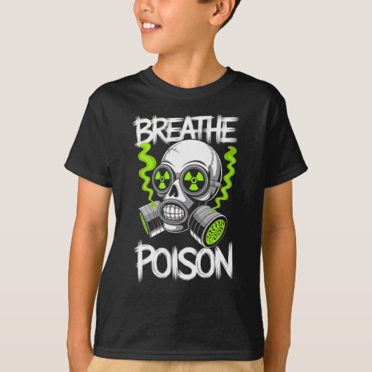 Toxic Skull Drifter Sticker T-shirt (Voorkant)