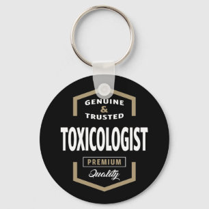 Toxicoloog Logo Gift Ideeën Sleutelhanger