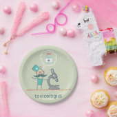 Toxicoloog Papieren Bordje (Feest)