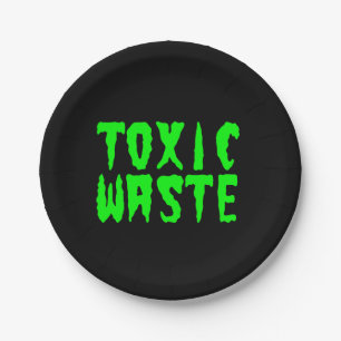 TOXISCH AFVAL PAPIEREN BORDJE