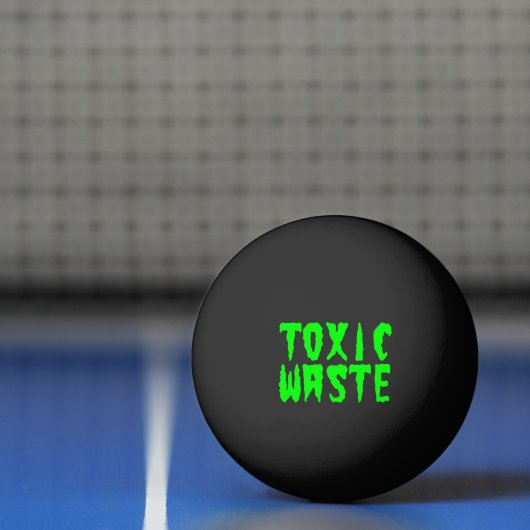 TOXISCH AFVAL PINGPONGBALLEN (Net)