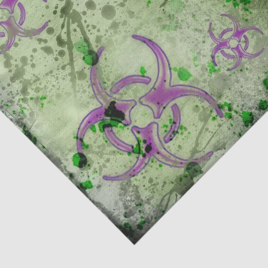 Toxisch afvalstoffenpapier tissuepapier (Detail)