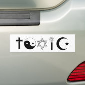 TOXISCHE Bumpersticker (Op auto)
