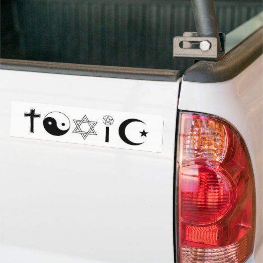 TOXISCHE Bumpersticker (Op Truck)